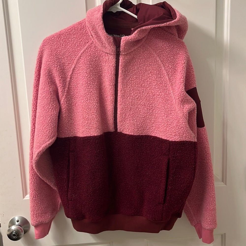 Outdoor voices fleece jacket